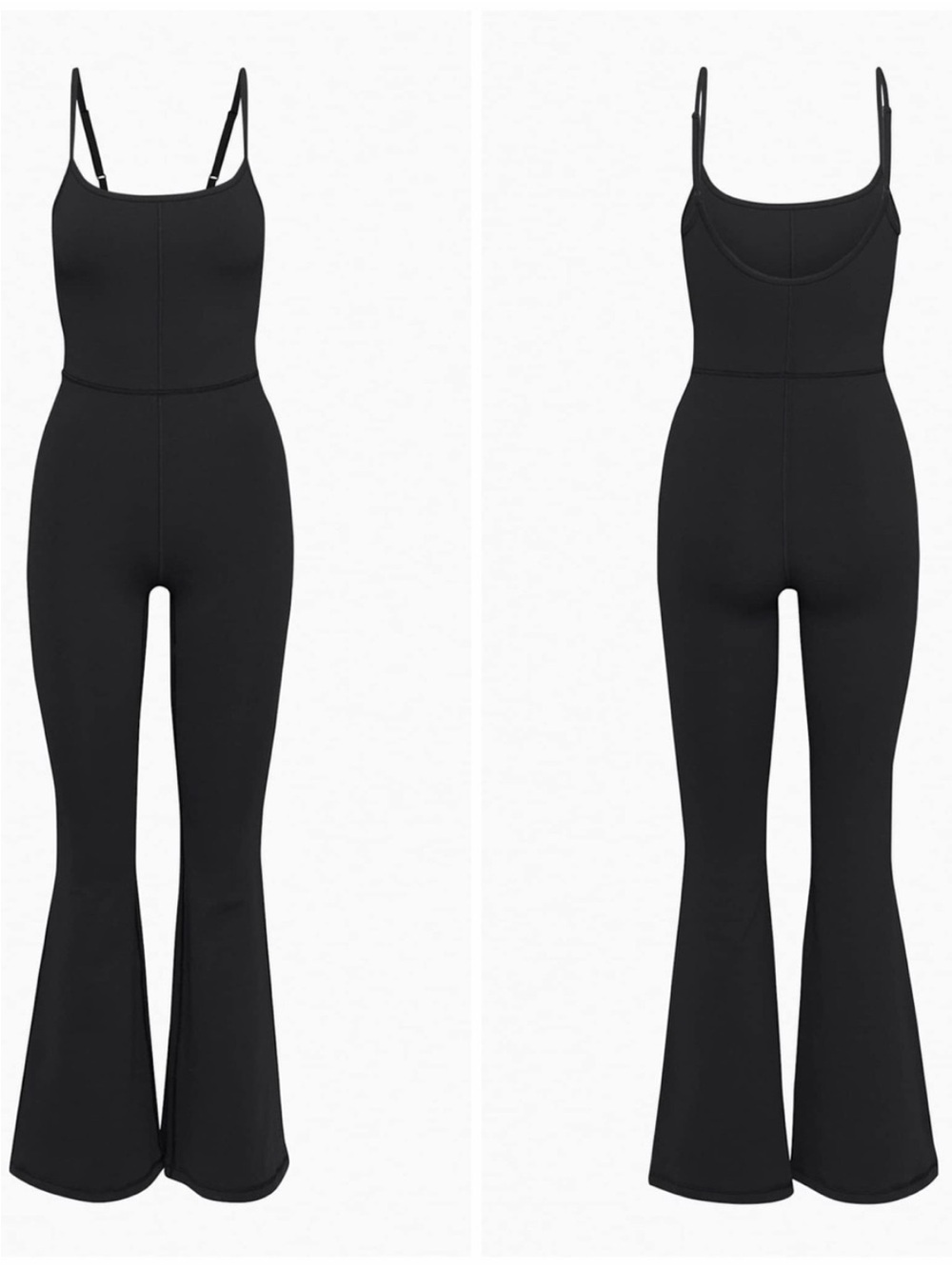Wilfred Free Aritzia Freestyle Kick Flare One Piece Jumper Jumpsuit Black Sz S